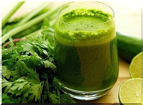 Parsley juice against bad cholesterol