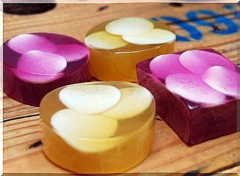 Homemade glycerin soap