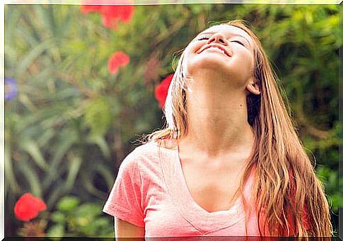 Bending your head up to your shoulders to ease neck pain