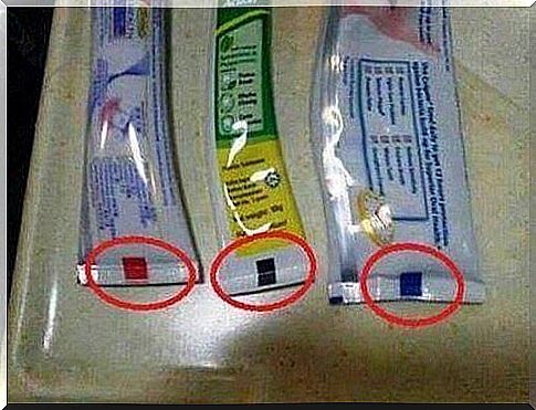 What do the colors on toothpaste tubes mean?